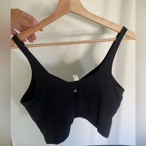 LuLuLemon Crop top with built in bra size 12